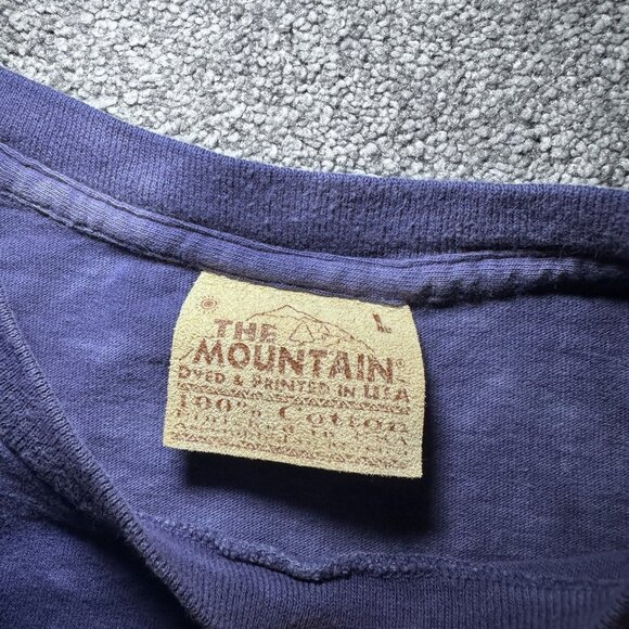 Vintage Y2K The Mountain T-Shirt Mens Large Dragon Wizard Tie Dye Excalibur - Picture 6 of 10